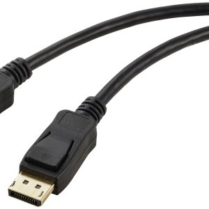 Renkforce DisplayPort Aansluitkabel DisplayPort-stekker, DisplayPort-stekker 2.00 m Zwart UHD 8K @ 60 Hz DisplayPort-kab Renkforce DisplayPort Aansluitkabel DisplayPort-stekker, DisplayPort-stekker 2.00 m Zwart UHD 8K @ 60 Hz DisplayPort-kab