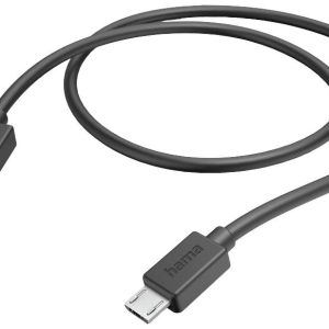 Hama 00201584 USB-laadkabel USB 2.0 USB-A stekker, USB-micro-B stekker 1.00 m Zwart PVC-mantel Hama 00201584 USB-laadkabel USB 2.0 USB-A stekker, USB-micro-B stekker 1.00 m Zwart PVC-mantel