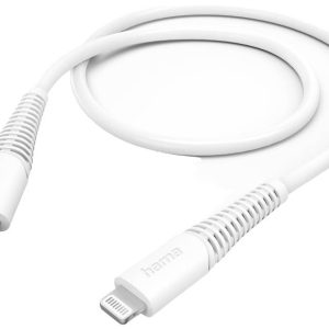Hama 00201603 USB-laadkabel USB 2.0 Apple Lightning stekker, USB-C stekker 1.50 m Wit Hama 00201603 USB-laadkabel USB 2.0 Apple Lightning stekker, USB-C stekker 1.50 m Wit