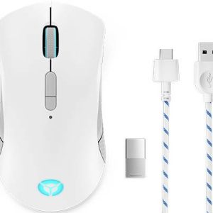 Lenovo Legion M600 Gaming-muis Draadloos, Kabelgebonden Optisch Groen, Wit 9 Toetsen 16000 dpi Verlicht Lenovo Legion M600 Gaming-muis Draadloos, Kabelgebonden Optisch Groen, Wit 9 Toetsen 16000 dpi Verlicht