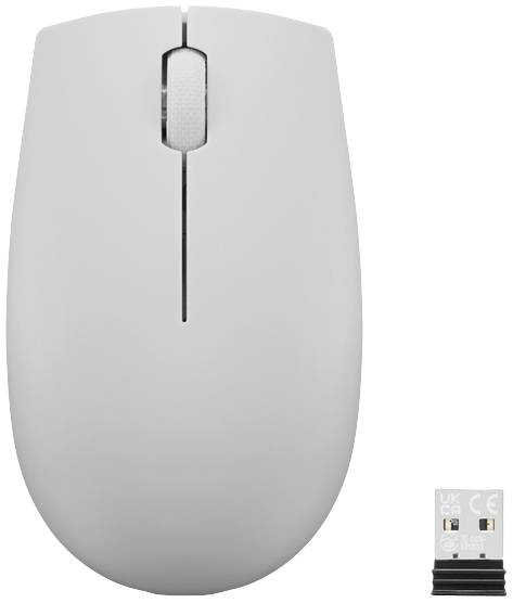 Lenovo 300 Wireless Compact Muis Draadloos Optisch Grijs 3 Toetsen 1000 dpi