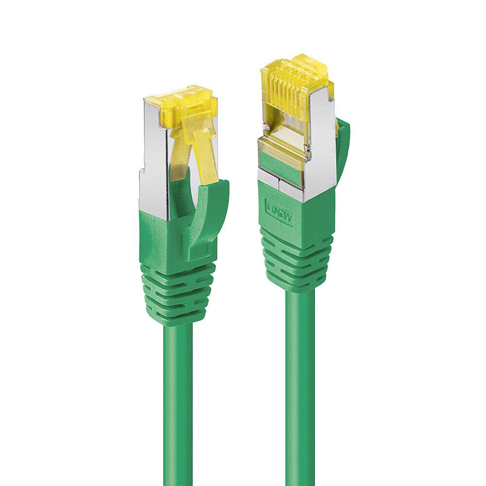 LINDY 47646 RJ45 USB-kabel CAT 6A S/FTP 0.50 m Groen 1 stuk(s)