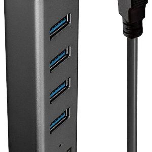LINDY 43324 43324 USB-hub 4 poorten USB-A USB 3.1 Gen1 5 GBit/s Zwart