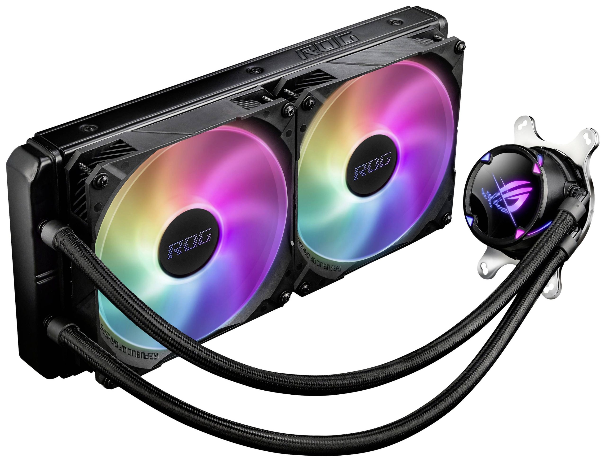 Asustek Computer ROG STRIX LC II 280 ARGB CPU-koellichaam met ventilator