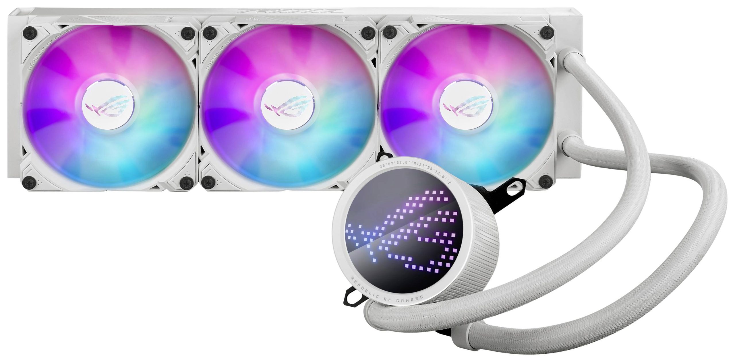 Asus ROG Ryuo III 360 ARGB White Edition CPU-koellichaam met ventilator