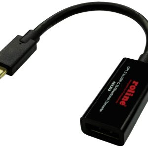 ROLINE USB Type C – DisplayPort, v1.2, bidirectionele kabeladapter, M/F, 0,2 m ROLINE USB Type C – DisplayPort, v1.2, bidirectionele kabeladapter, M/F, 0,2 m