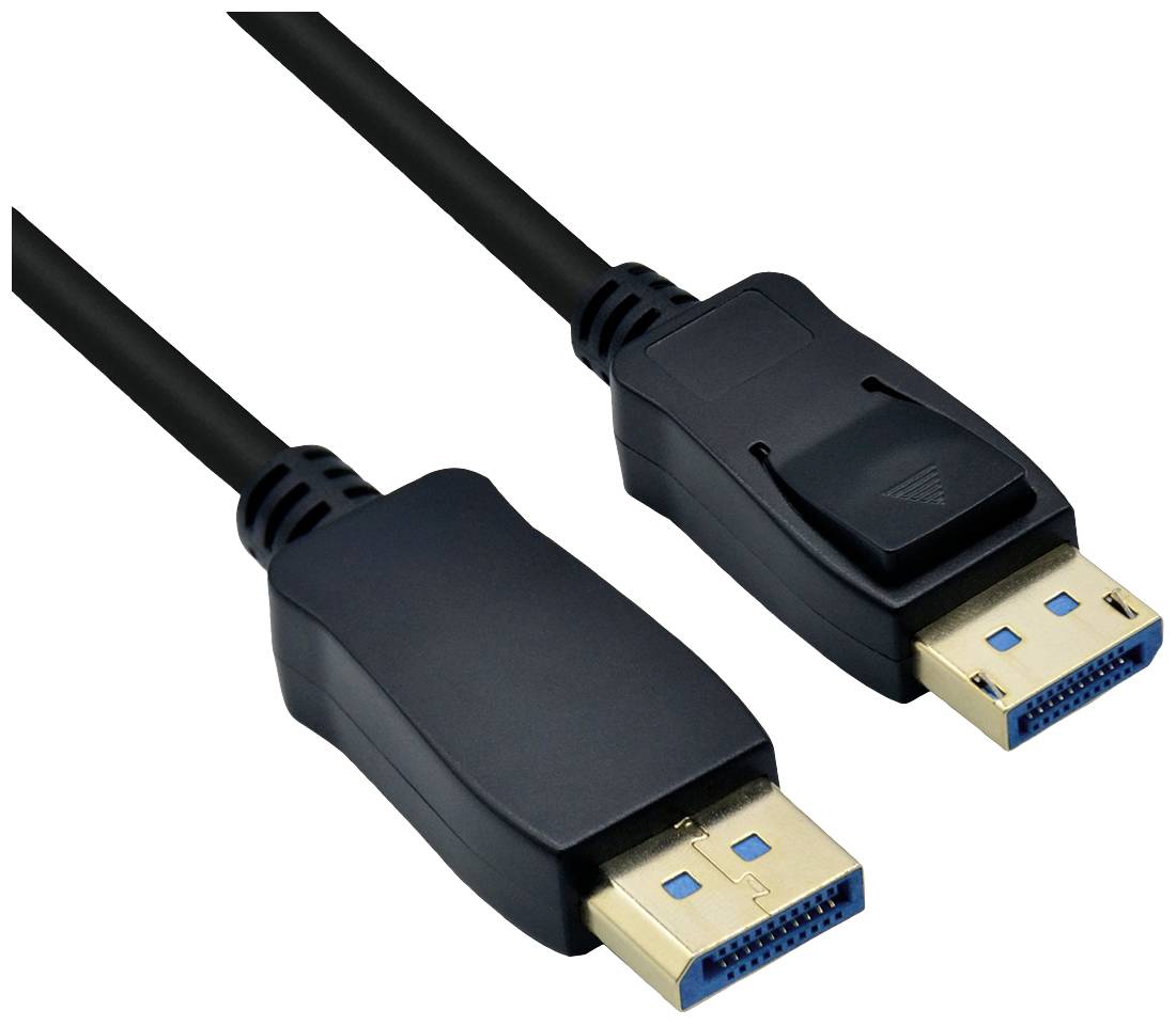 ROLINE DisplayPort-kabel, v2.0, DP M - M, zwart, 2 m