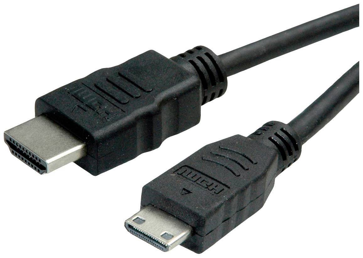 ROLINE GREEN HDMI High Speed Kabel met Ethernet, HDMI male - Mini HDMI male, 2 m