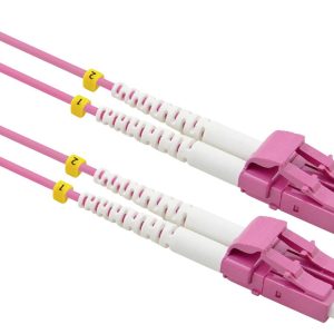 VALUE F.O. Kabel 50/125µm OM4, LC/LC, low-Loss connector , LSOH, violet, 7 m VALUE F.O. Kabel 50/125µm OM4, LC/LC, low-Loss connector , LSOH, violet, 7 m