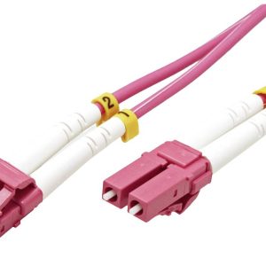 VALUE F.O. kabel 50/125µm OM4, LC/LC, LSOH, violet, 7 m VALUE F.O. kabel 50/125µm OM4, LC/LC, LSOH, violet, 7 m