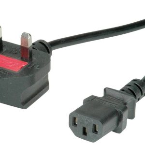 VALUE UK stroomkabel, recht IEC-Female, 10A, zwart, 3,15 m VALUE UK stroomkabel, recht IEC-Female, 10A, zwart, 3,15 m