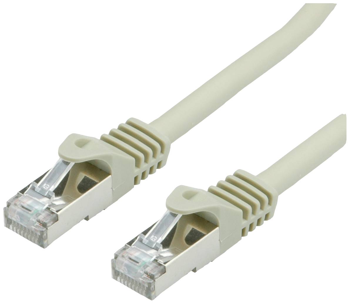 VALUE S/FTP-kabel Cat.7, met RJ-45-connectoren (500 MHz / Klasse EA), grijs, 2 m