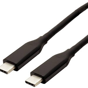 VALUE USB4 Gen 3-kabel, Emark, C-C, M/M, zwart, 0,8 m VALUE USB4 Gen 3-kabel, Emark, C-C, M/M, zwart, 0,8 m