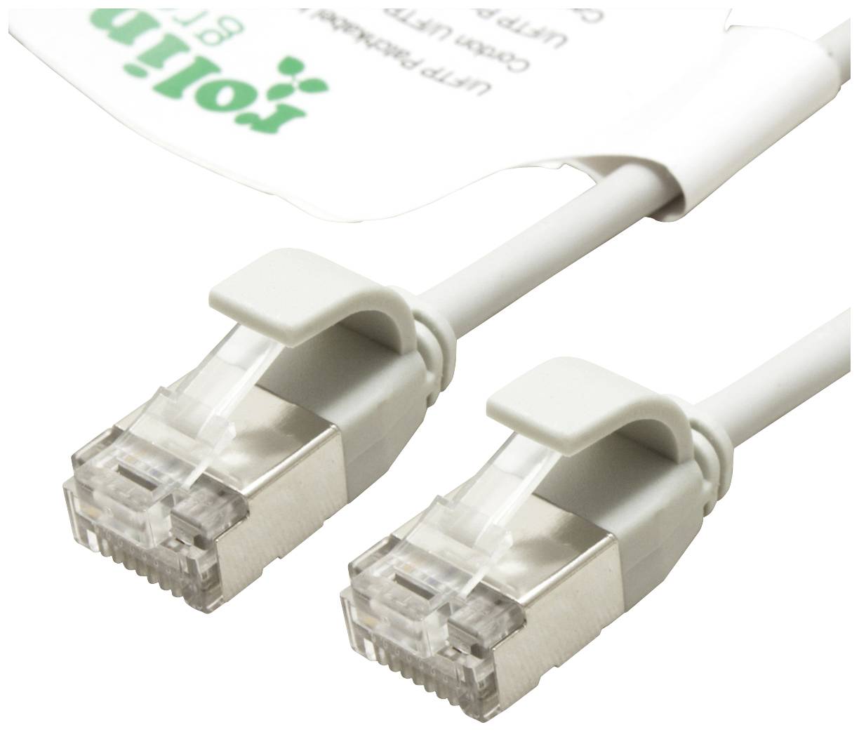 ROLINE GREEN F/UTP DataCenter Patchkabel Cat.6A (Class EA), LSOH, extra dun, grijs, 5 m
