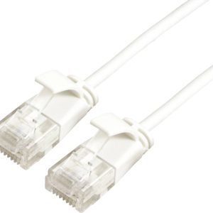 ROLINE GREEN UTP patchkabel Cat.6A (Class EA), LSOH, extra dun, wit, 1,5 m ROLINE GREEN UTP patchkabel Cat.6A (Class EA), LSOH, extra dun, wit, 1,5 m