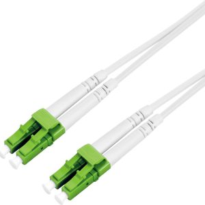 ROLINE glasvezelkabel duplex, 9/125µm OS2, LC/LC, APC, staal versterkt, LSOH , wit, 7 m ROLINE glasvezelkabel duplex, 9/125µm OS2, LC/LC, APC, staal versterkt, LSOH , wit, 7 m