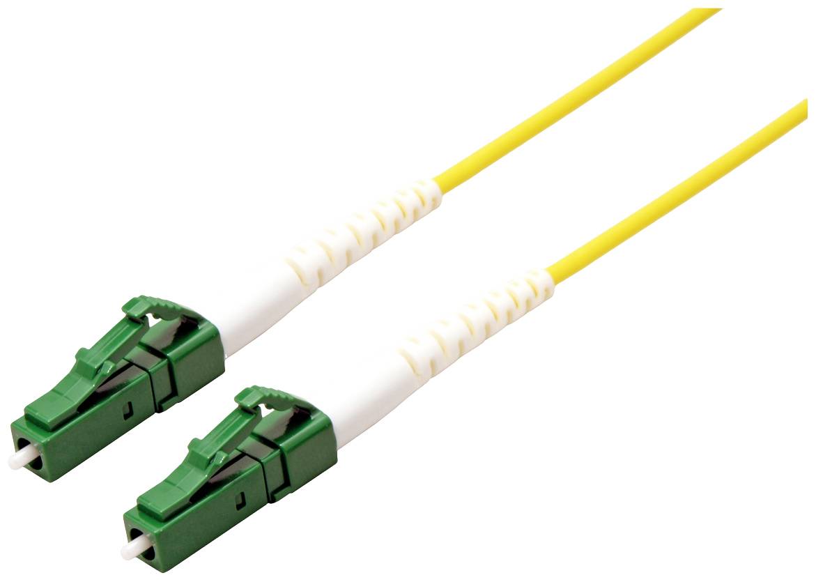 ROLINE glasvezelkabel 9/125 µm OS2, LC/LC, LSOH, APC, simplex, geel, 3 m