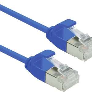 ROLINE F/UTP DataCenter Patchkabel Cat.6A (Class EA), LSOH, extra dun, blauw, 0,5 m ROLINE F/UTP DataCenter Patchkabel Cat.6A (Class EA), LSOH, extra dun, blauw, 0,5 m
