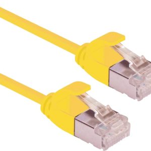 ROLINE F/UTP DataCenter Patchkabel Cat.6A (Class EA), LSOH, extra dun, geel, 1,5 m ROLINE F/UTP DataCenter Patchkabel Cat.6A (Class EA), LSOH, extra dun, geel, 1,5 m