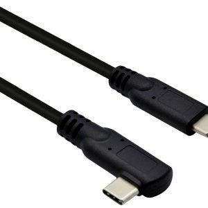 ROLINE USB 3.2 Gen 2×2 Kabel, C-C, M/M, 4K UHD-1, 20Gbit/s, Emark, 100W, haaks, zwart, 1 m ROLINE USB 3.2 Gen 2×2 Kabel, C-C, M/M, 4K UHD-1, 20Gbit/s, Emark, 100W, haaks, zwart, 1 m