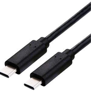 ROLINE USB4 Gen3x2 Kabel, C-C, M/M, 4K UHD-1, 20Gbit/s, 100W, zwart, 2 m ROLINE USB4 Gen3x2 Kabel, C-C, M/M, 4K UHD-1, 20Gbit/s, 100W, zwart, 2 m