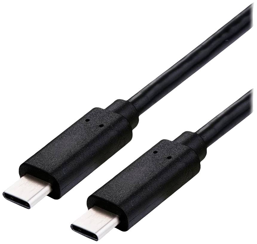 ROLINE USB4 Gen3x2 Kabel, C-C, M/M, 4K UHD-1, 20Gbit/s, 100W, zwart, 2 m
