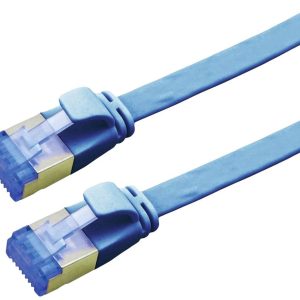 VALUE FTP patchkabel, Cat.6A (Class EA), extra plat, blauw, 1,5 m VALUE FTP patchkabel, Cat.6A (Class EA), extra plat, blauw, 1,5 m