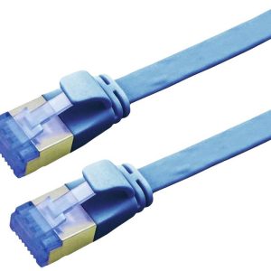 VALUE FTP patchkabel, Cat.6A (Class EA), extra plat, blauw, 2 m VALUE FTP patchkabel, Cat.6A (Class EA), extra plat, blauw, 2 m