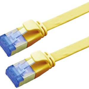 VALUE FTP patchkabel, Cat.6A (Class EA), extra plat, geel, 2 m VALUE FTP patchkabel, Cat.6A (Class EA), extra plat, geel, 2 m