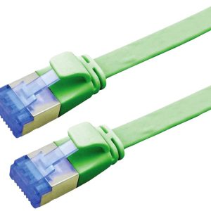 VALUE FTP patchkabel, Cat.6A (Class EA), extra plat, groen, 0,5 m VALUE FTP patchkabel, Cat.6A (Class EA), extra plat, groen, 0,5 m