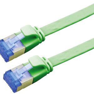 VALUE FTP patchkabel, Cat.6A (Class EA), extra plat, groen, 3 m VALUE FTP patchkabel, Cat.6A (Class EA), extra plat, groen, 3 m