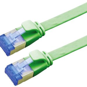 VALUE FTP patchkabel, Cat.6A (Class EA), extra plat, groen, 5 m VALUE FTP patchkabel, Cat.6A (Class EA), extra plat, groen, 5 m
