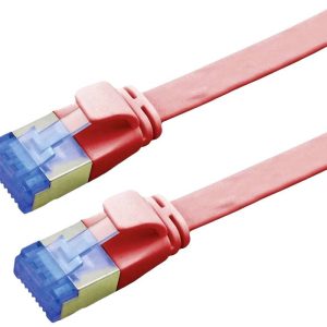 VALUE FTP patchkabel, Cat.6A (Class EA), extra plat, rood, 2 m VALUE FTP patchkabel, Cat.6A (Class EA), extra plat, rood, 2 m