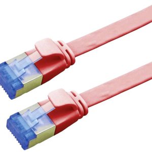 VALUE FTP patchkabel, Cat.6A (Class EA), extra plat, rood, 5 m VALUE FTP patchkabel, Cat.6A (Class EA), extra plat, rood, 5 m