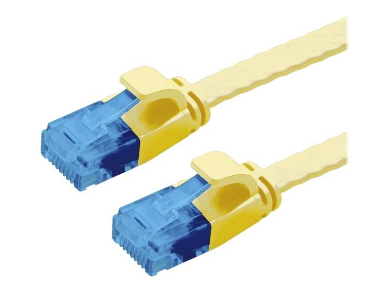 VALUE UTP patchkabel, Cat.6A (Class EA), extra plat, geel, 3 m