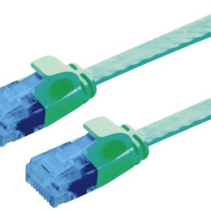 VALUE UTP patchkabel, Cat.6A (Class EA), extra plat, groen, 2 m