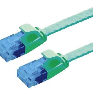 VALUE UTP patchkabel, Cat.6A (Class EA), extra plat, groen, 3 m