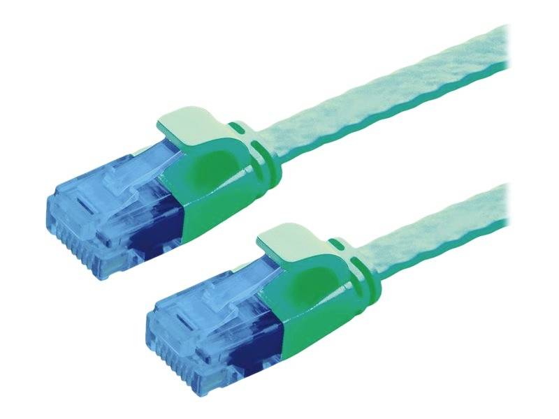 VALUE UTP patchkabel, Cat.6A (Class EA), extra plat, groen, 3 m