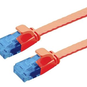 VALUE UTP patchkabel, Cat.6A (Class EA), extra plat, rood, 2 m