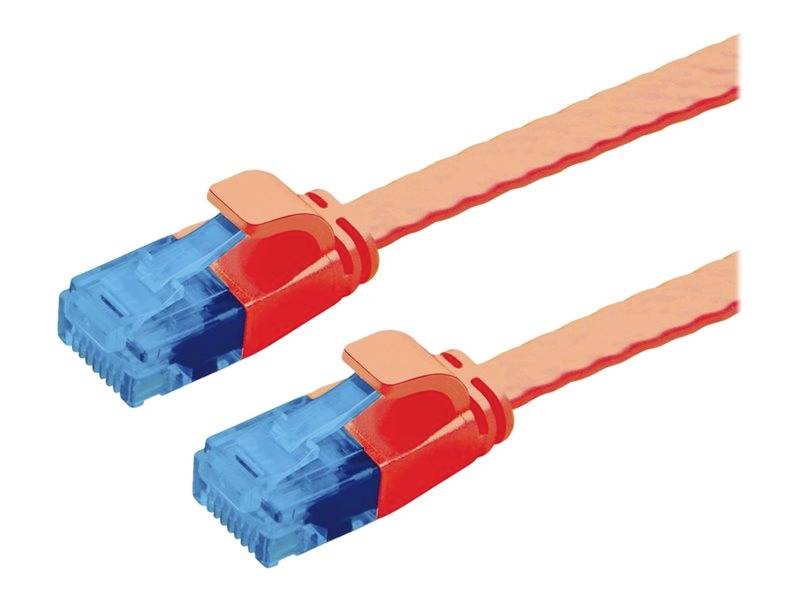 VALUE UTP patchkabel, Cat.6A (Class EA), extra plat, rood, 2 m