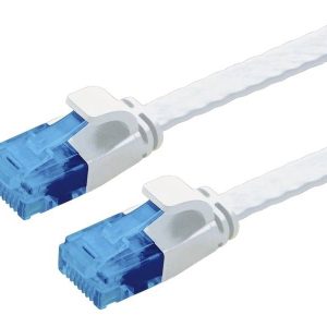 VALUE UTP patchkabel, Cat.6A (Class EA), extra plat, wit, 1,5 m