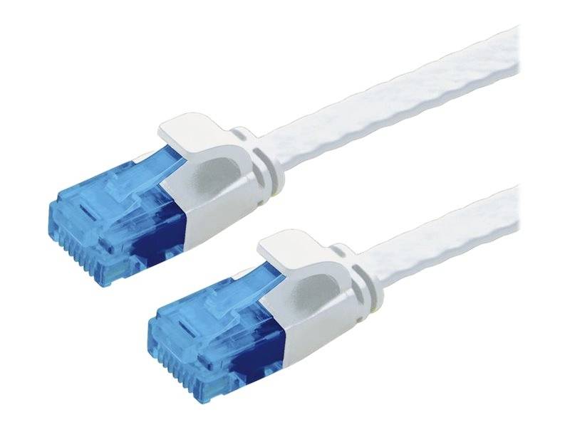 VALUE UTP patchkabel, Cat.6A (Class EA), extra plat, wit, 1,5 m