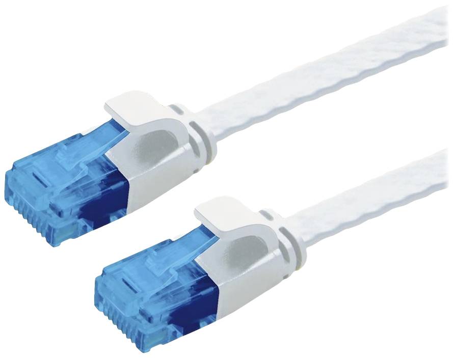 VALUE UTP patchkabel, Cat.6A (Class EA), extra plat, wit, 2 m