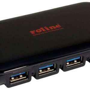 ROLINE USB 3.2 Gen 2 Hub, 7-voudig (3x Type C + 4x Type A) ROLINE USB 3.2 Gen 2 Hub, 7-voudig (3x Type C + 4x Type A)