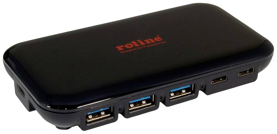 ROLINE USB 3.2 Gen 2 Hub, 7-voudig (3x Type C + 4x Type A)