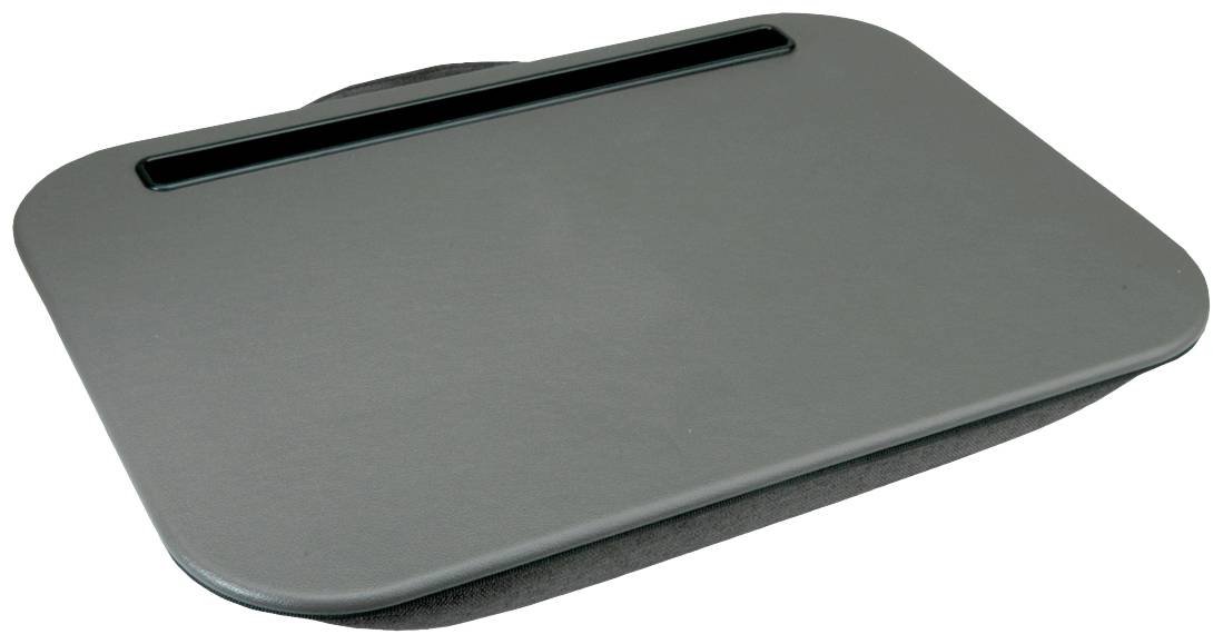 VALUE schootblad / laptop-/tabletblad met kussen, grijs