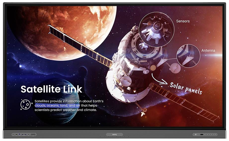 BenQ RP8603 Large Format display Energielabel: G (A - G) 218.4 cm (86 inch) 3240 x 2160 Pixel 18/7 Geïntegreerde luidspr