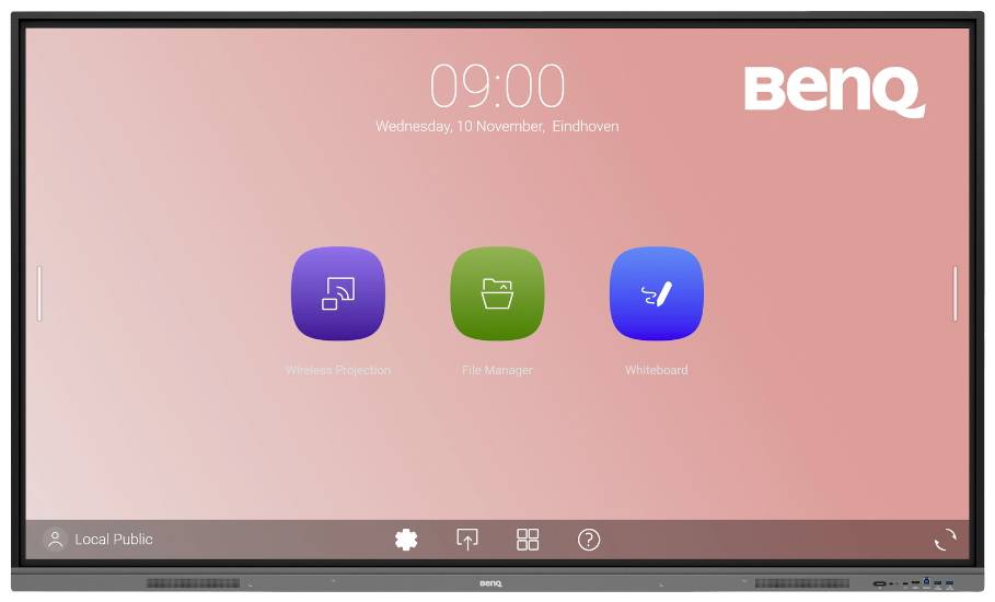 BenQ RE9803 Large Format display 248.9 cm (98 inch) 3240 x 2160 Pixel 18/7 Geïntegreerde luidspreker