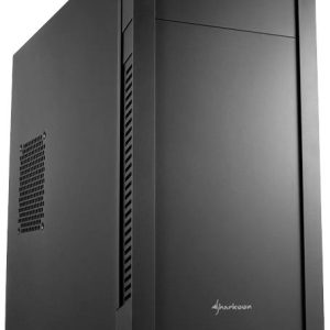 Sharkoon Sharkoon S1000 – Tower – micro ATX – ohne Netzteil Tower PC-behuizing Zwart