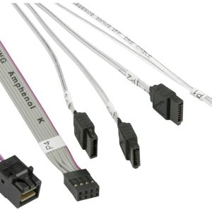Supermicro HDD Aansluitkabel 0.55 m Grijs, Wit Supermicro HDD Aansluitkabel 0.55 m Grijs, Wit